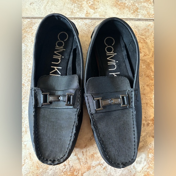 Calvin Klein Black Slip-On Bit Loafers main image 5